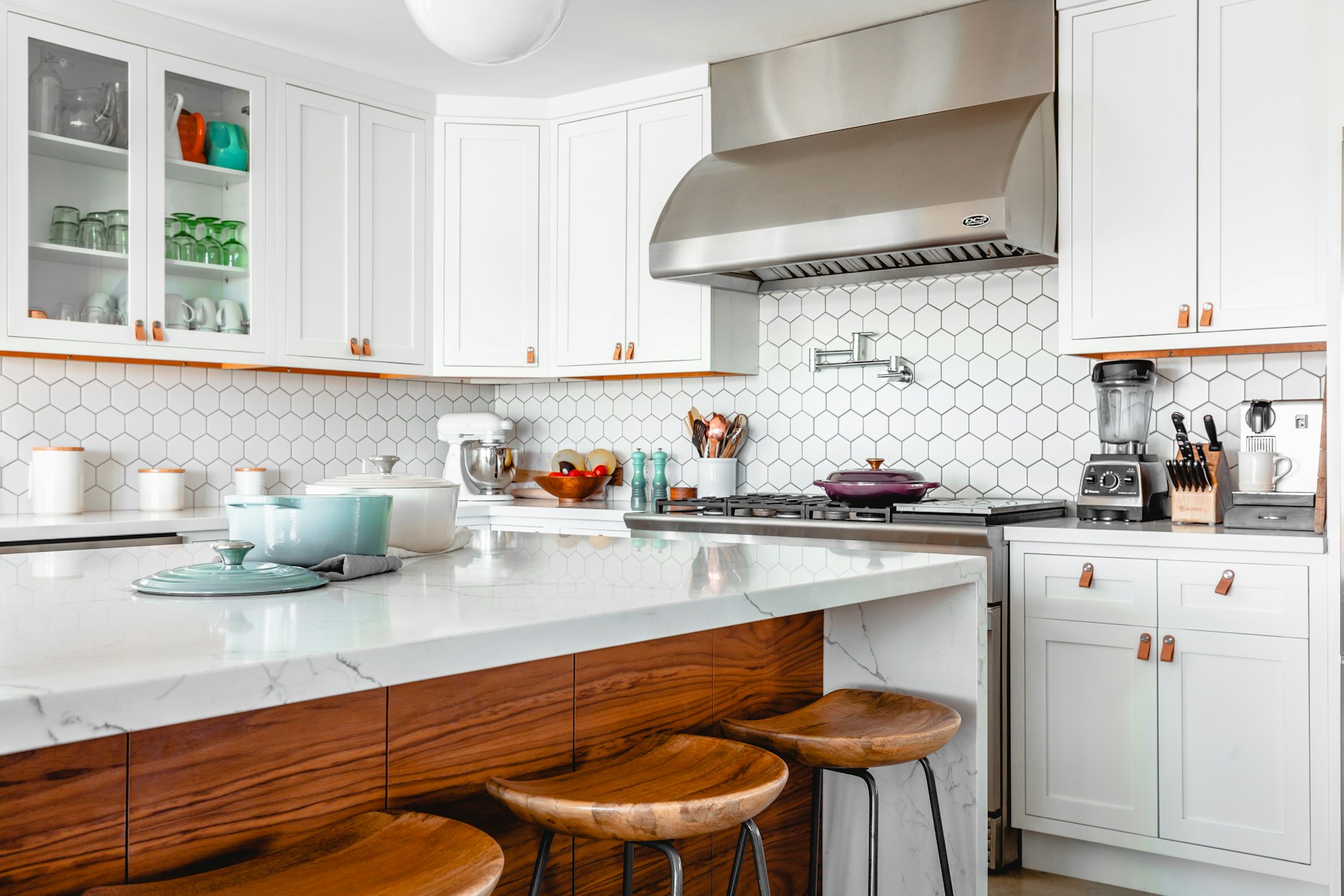 Timber kitchen joinery and refined interior finishes